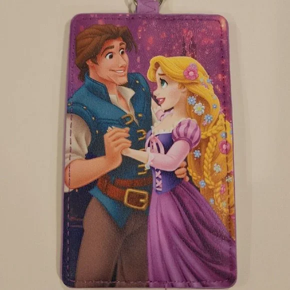 Loungefly Disney Tangled Rapunzel & Flynn Retractable Lanyard ID Holder … - Picture 3 of 9